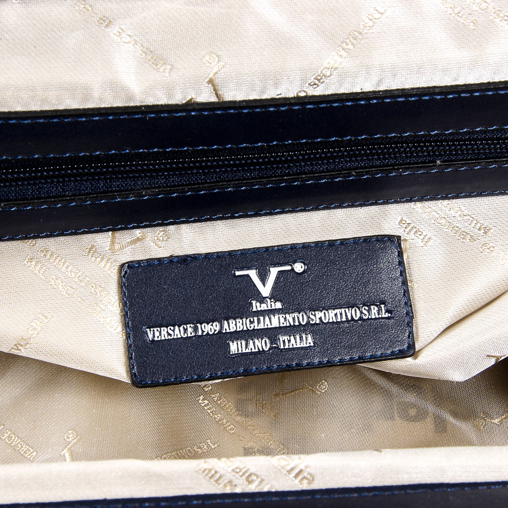 Bolso de mano para hombre V 1969 Italia azul GARY