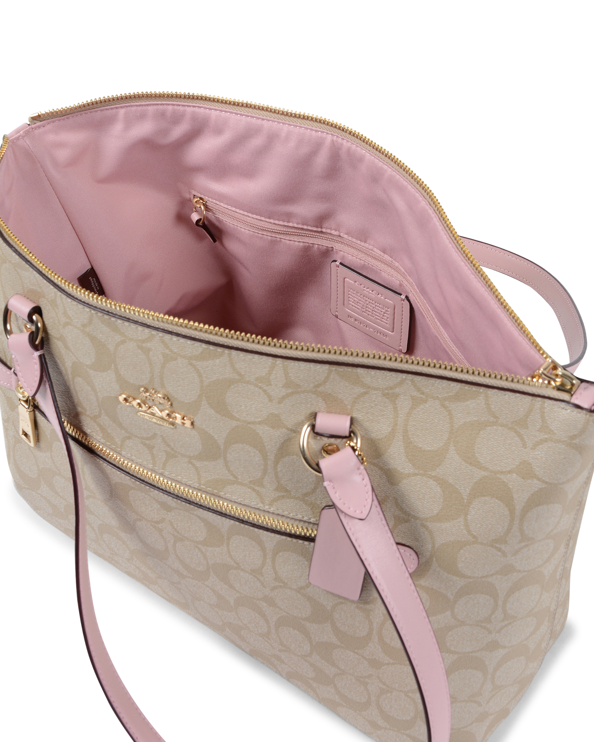 Bolso de mano Coach para mujer beige 79609 BLOSSOM