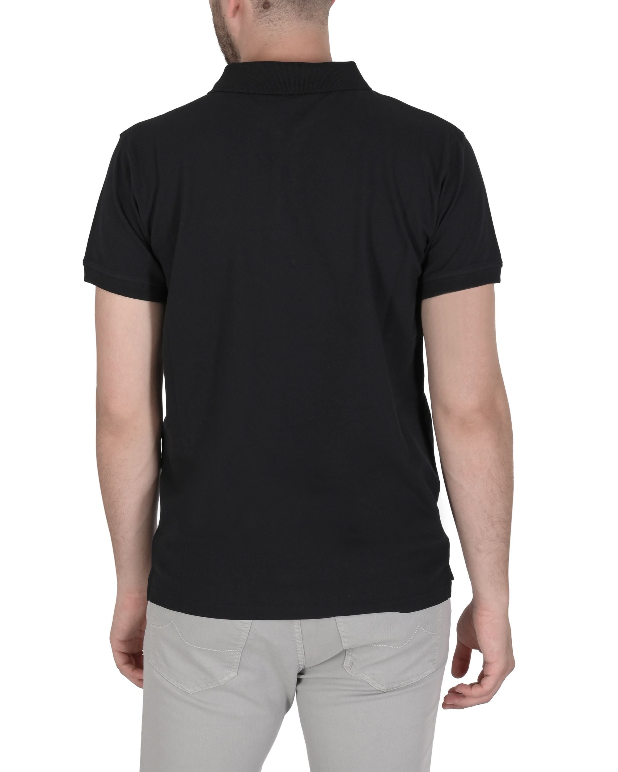 19V69 Italia Polo para hombre VSC1MPL01 NEGRO