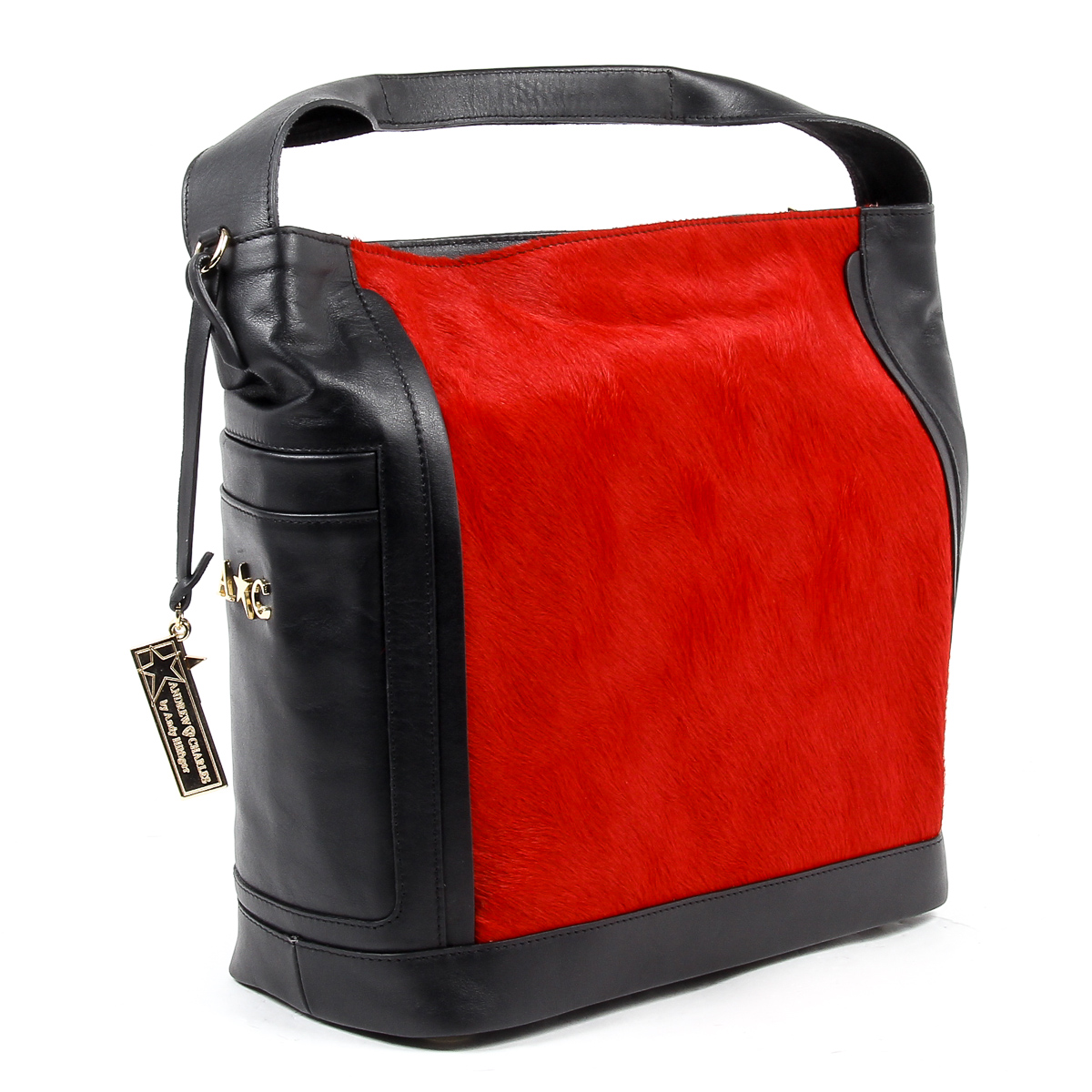 Andrew Charles Womens Handbag Black ROXANE