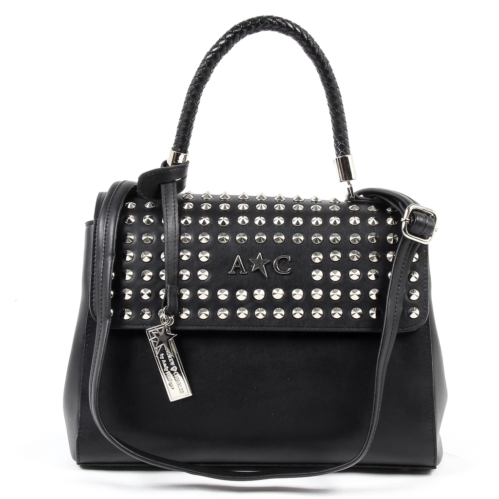 Bolso de mano Andrew Charles para mujer, color negro, BROOKLYN