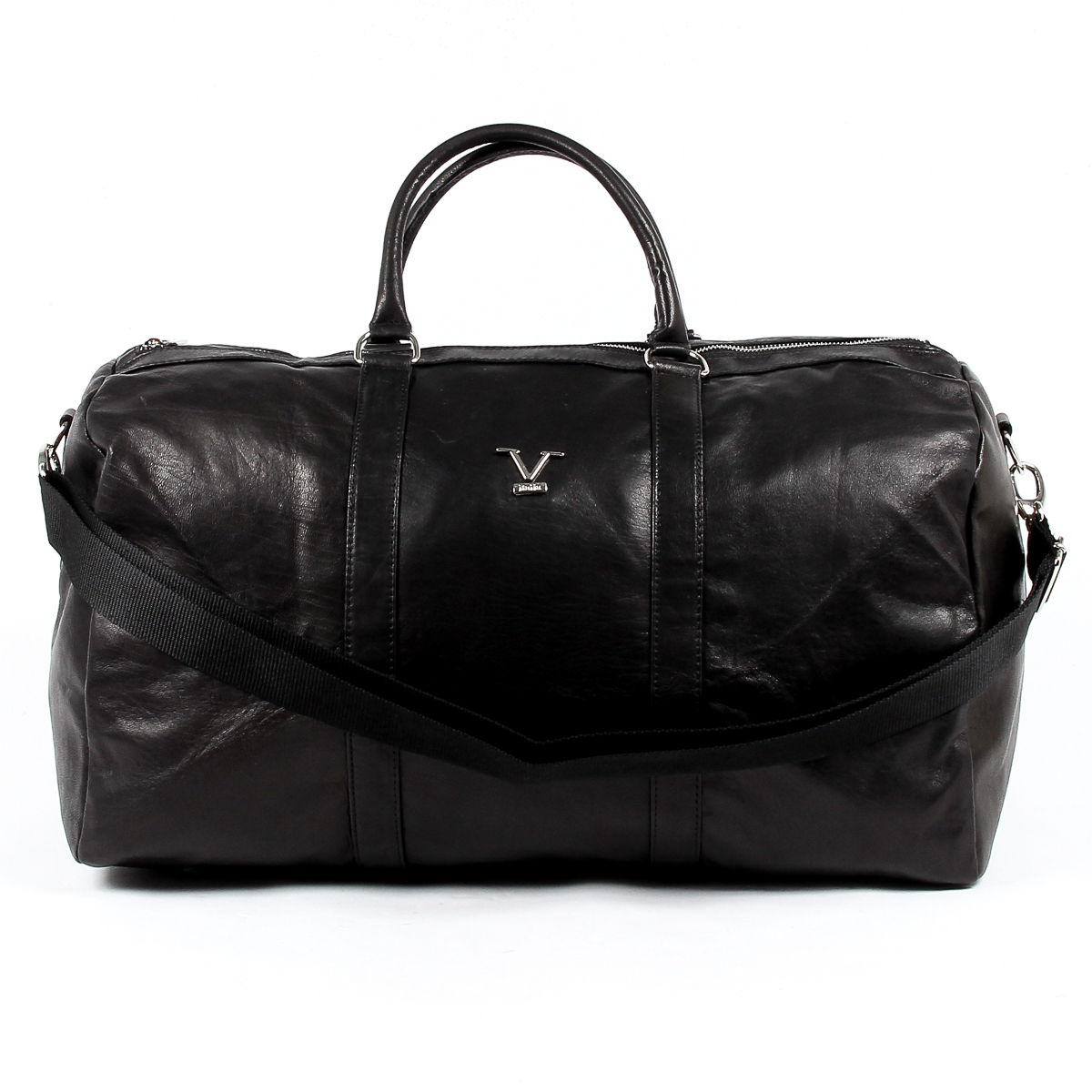 V 1969 Italia Mens Sport Bag Black BERLINO