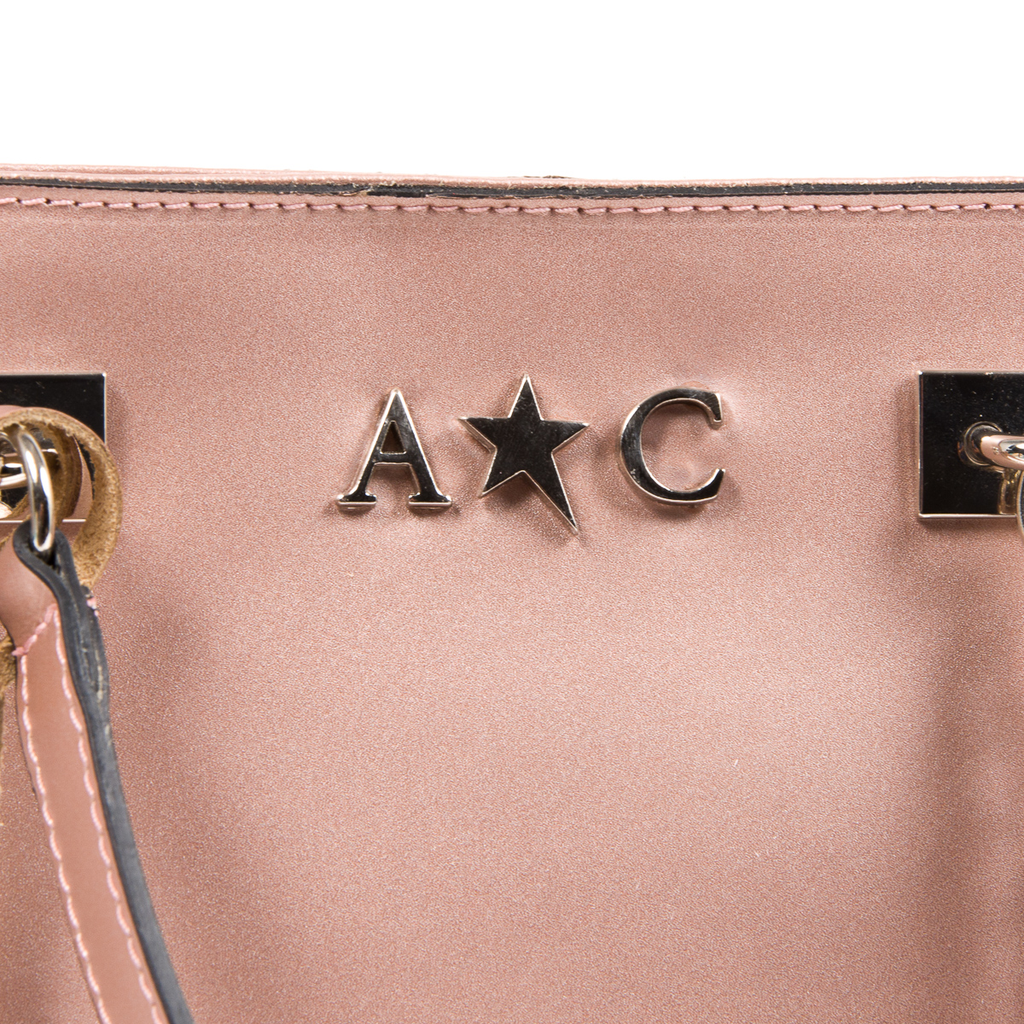 Andrew Charles Womens Handbag Pink KEY