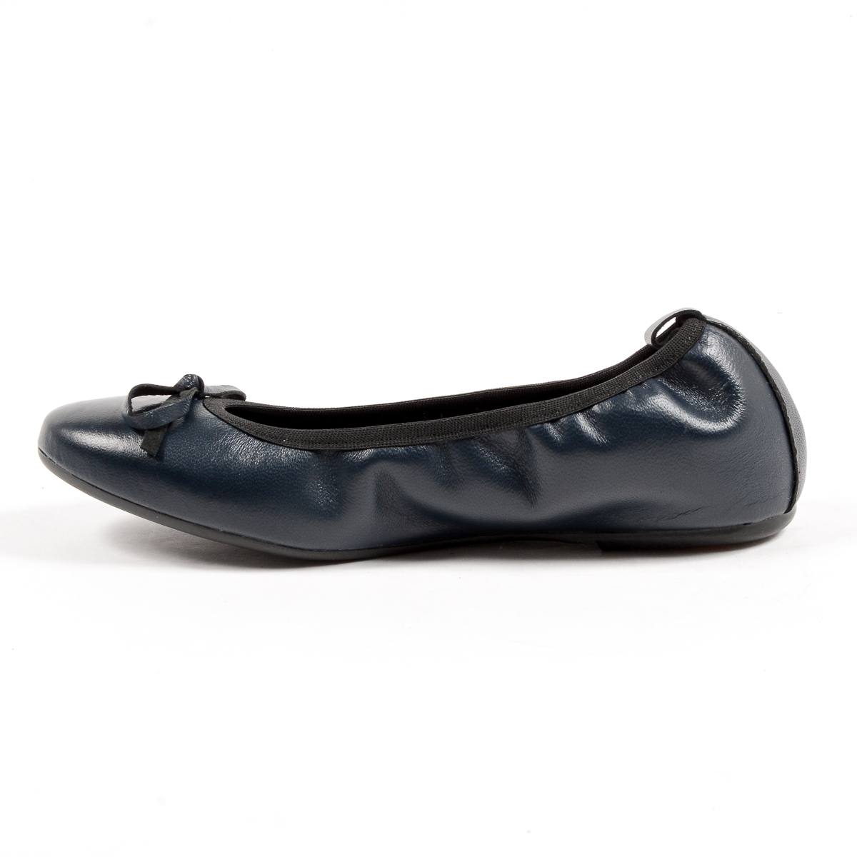 Andrew Charles Womens Soft Ballerina Dark Blue GWEN