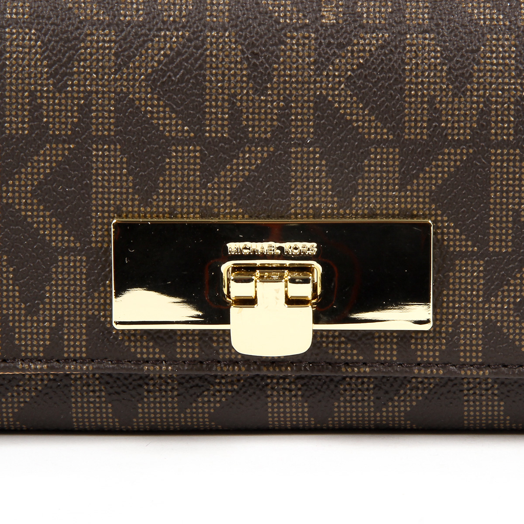 Michael Kors Womens Purse CALLIE 35T7GYAE7B BRN ACORN