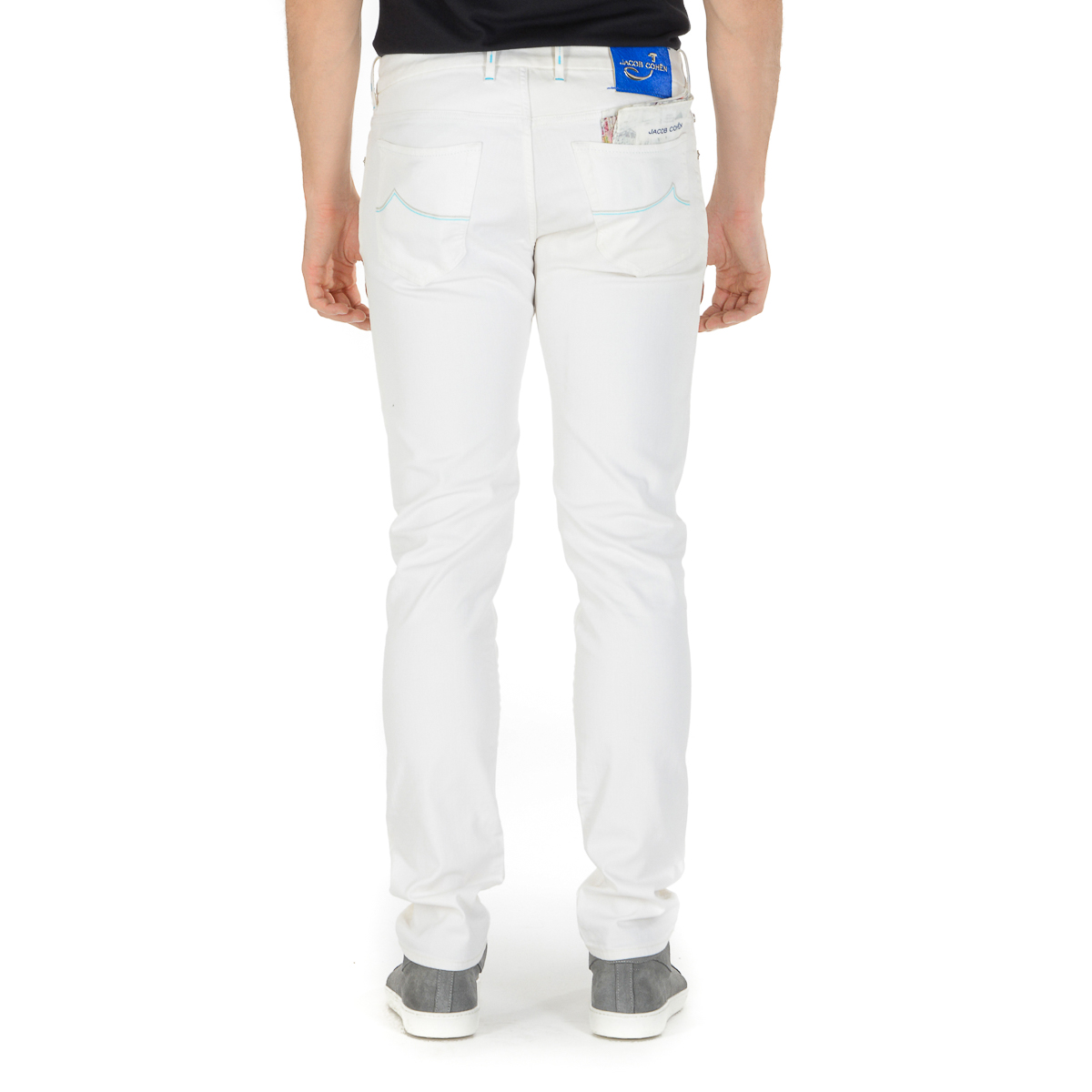 Jacob Cohen Mens Pants J688 White