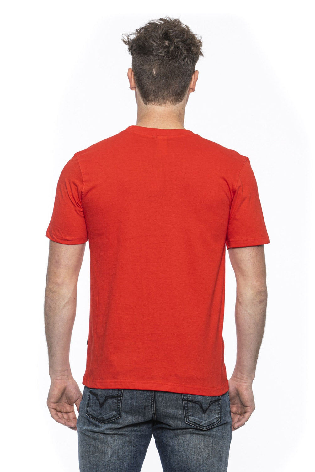 Camiseta Italia 19V69 para hombre, color rojo, ERIC RED