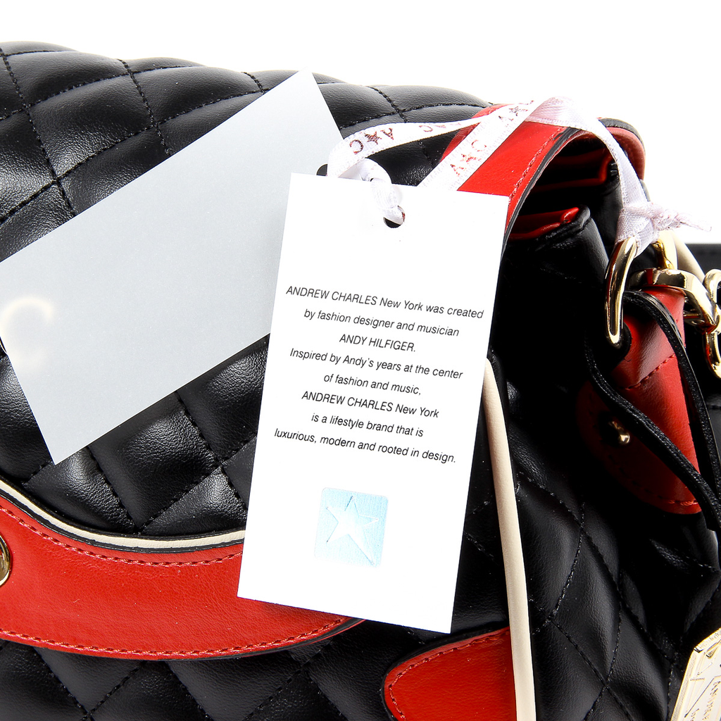 Bolso de mano para mujer Andrew Charles negro DOMINIQUE