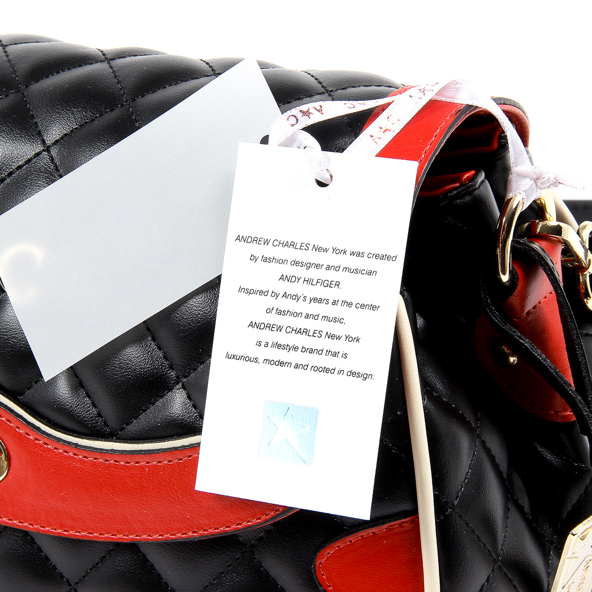Bolso de mano para mujer Andrew Charles negro DOMINIQUE