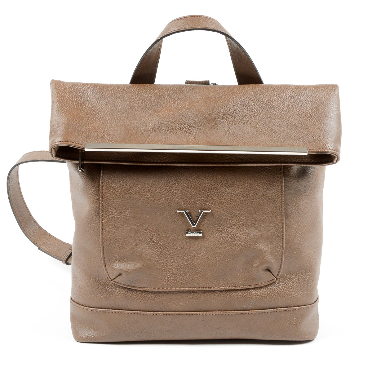 V 1969 Italia Womens Handbag Taupe STEFANY