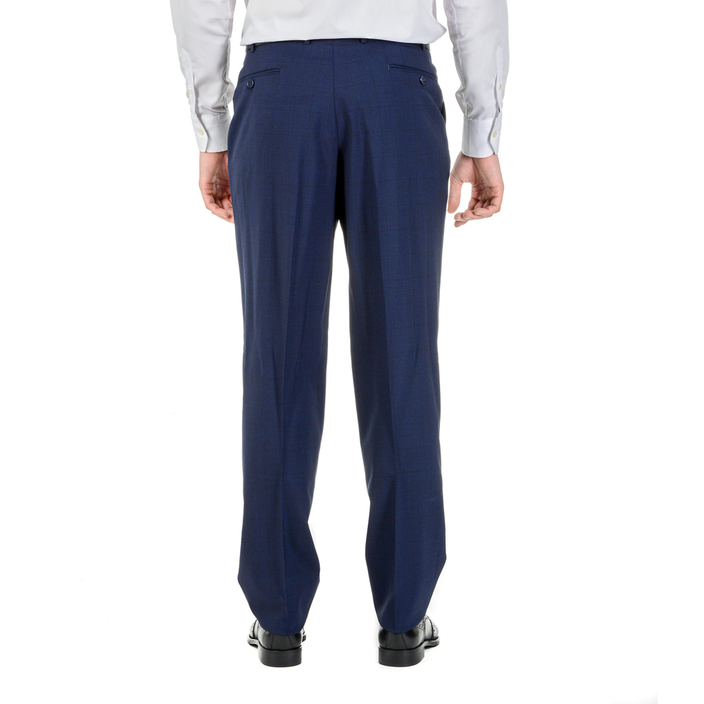 Canali Mens Suit Long Sleeves Blue
