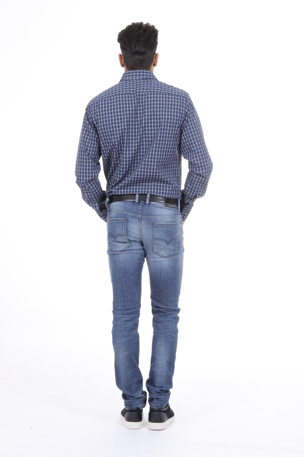 Camisa clásica moderna V 1969 Italia para hombre, talla 377 VAR. 033