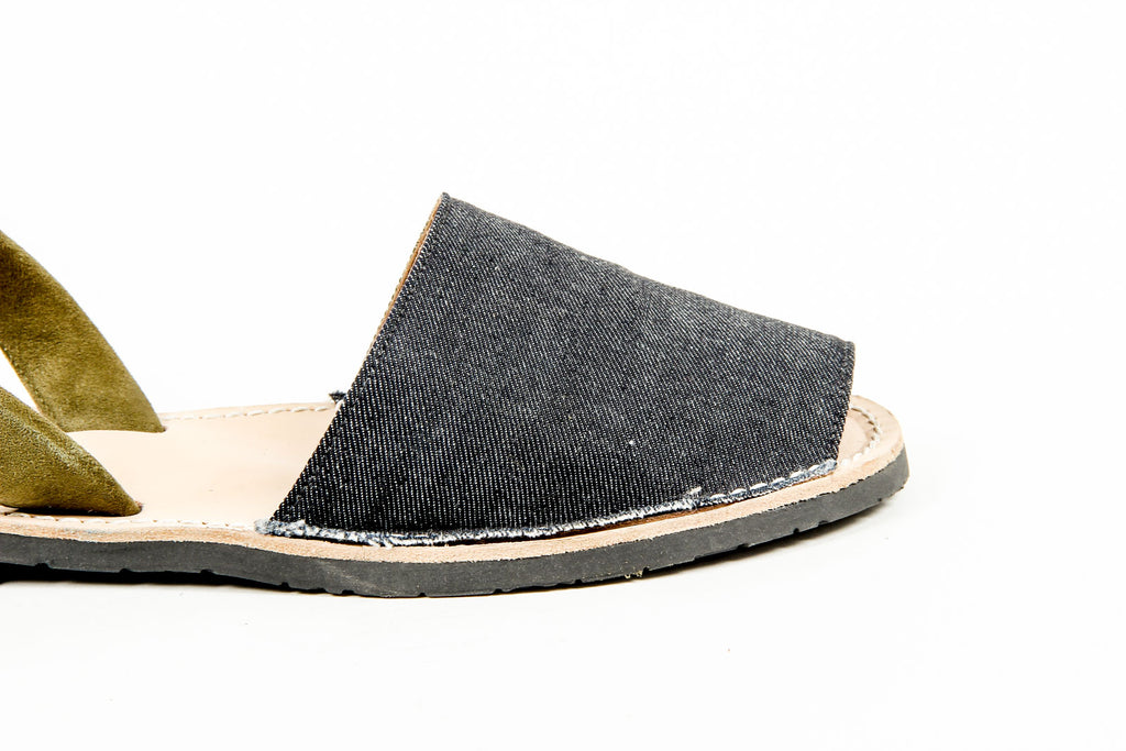 Sandalia plana Del Rio London para hombre VINTAGE H DENIM 14SS10304