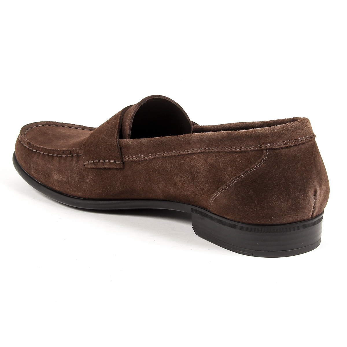 Mocasines V 1969 Italia para hombre, color marrón, LEONARDO