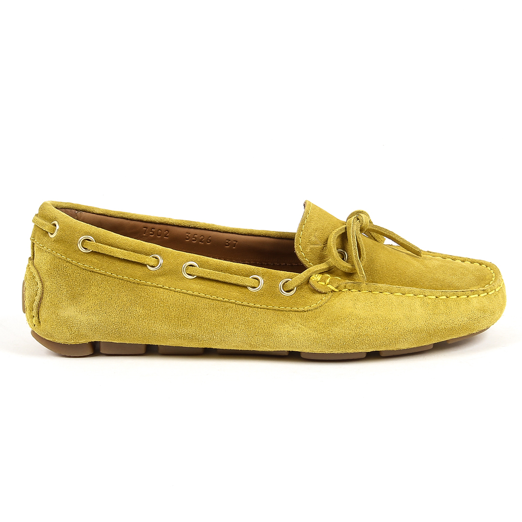 Mocasín para mujer V 1969 Italia amarillo PISA