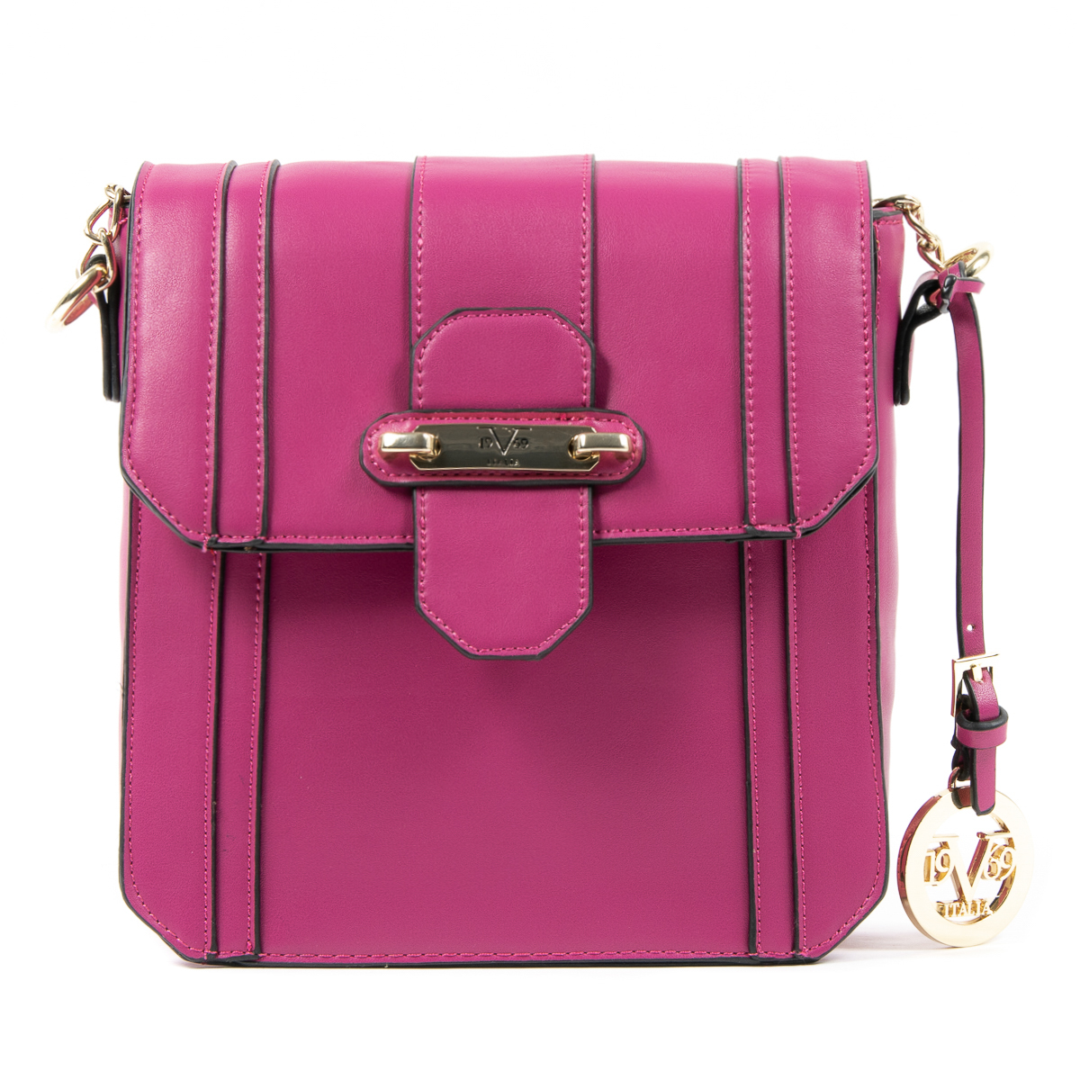 Bolso de mano para mujer V 1969 Italia Fuxia LINDA