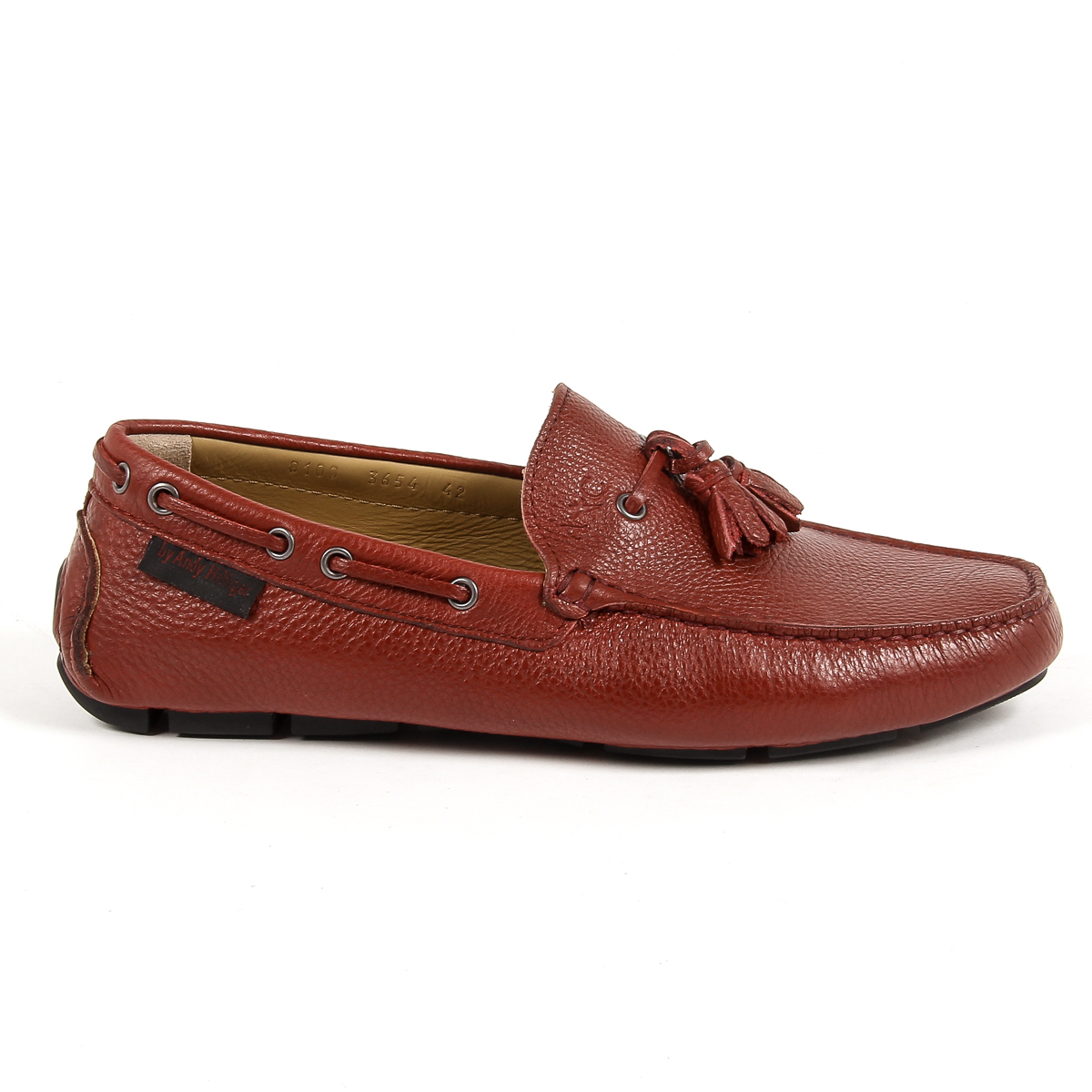 Mocasín Andrew Charles para hombre rojo JEREMY