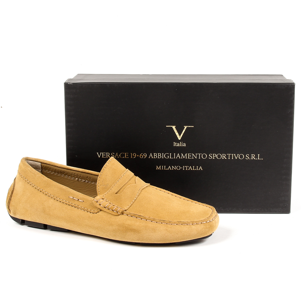 Mocasines italianos V 1969 para hombre, color marrón, STEWART