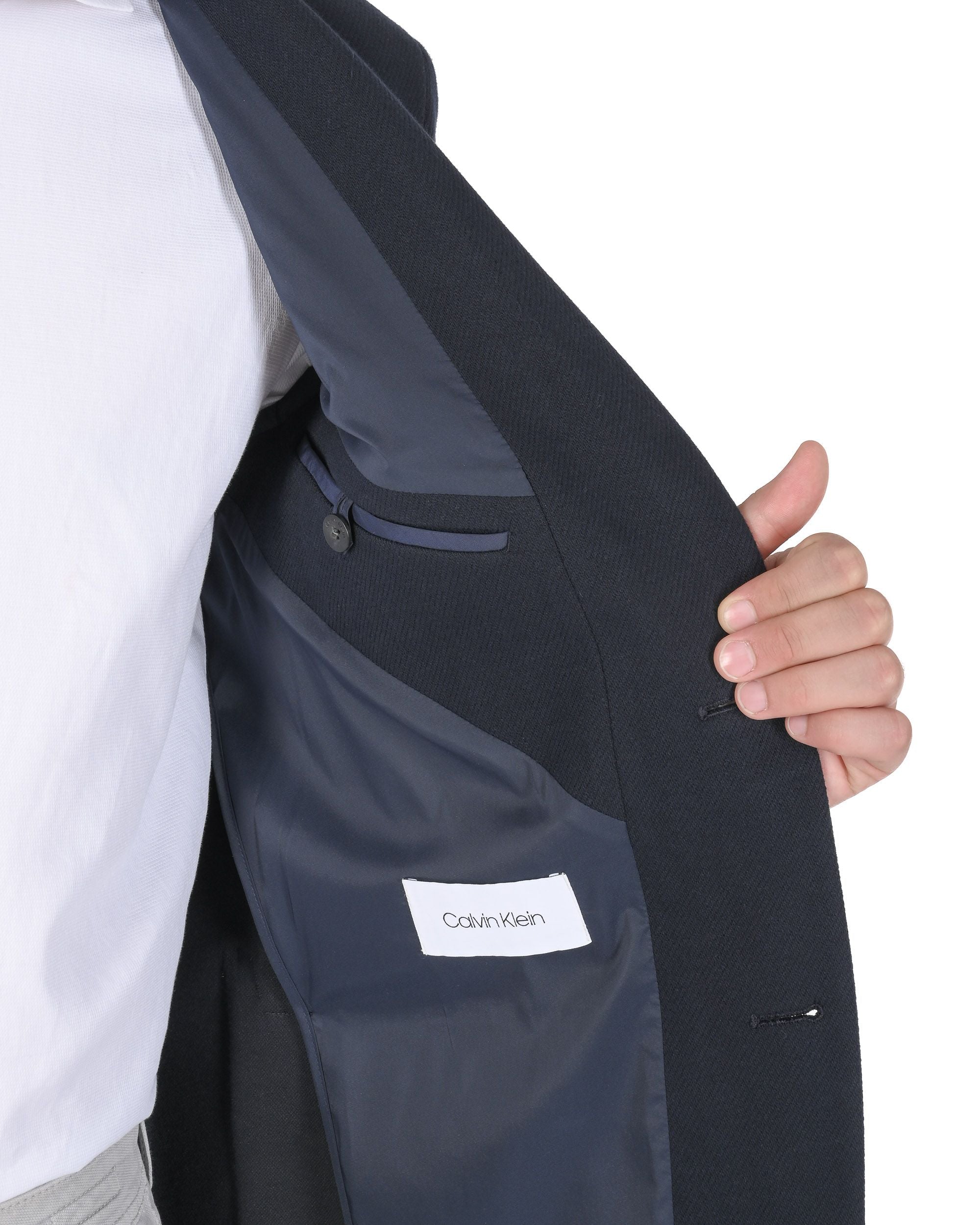 Calvin Klein Mens Blazer Blue K10K103892407