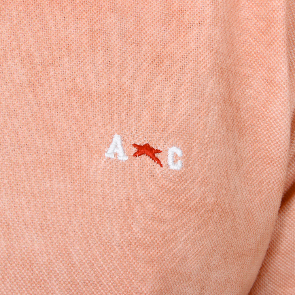 Polo Andrew Charles para hombre de manga corta naranja SIMBA
