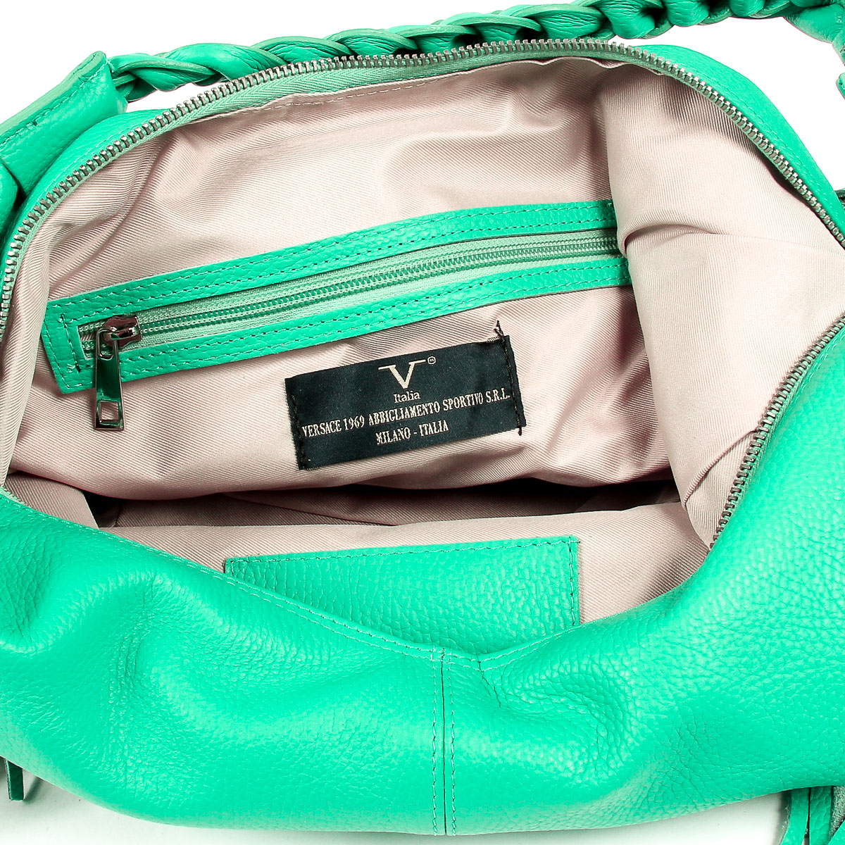 V 1969 Italia Womens Handbag Green OSLO