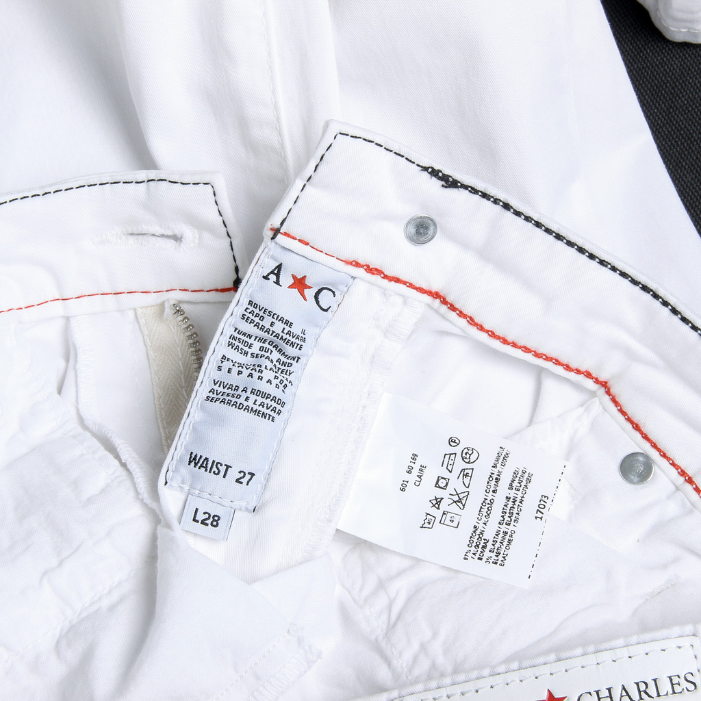 Pantalones Andrew Charles para mujer blancos CLAIRE