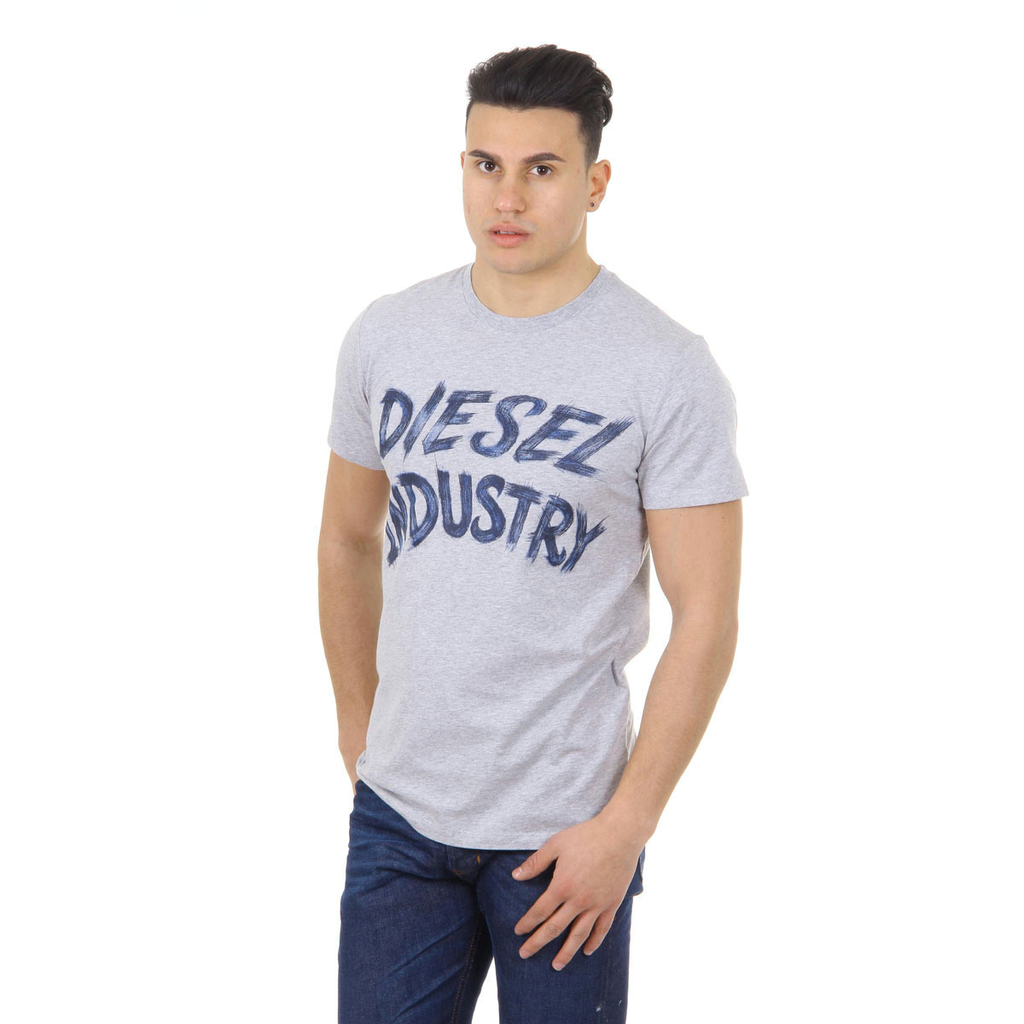 Diesel Mens T-Shirt Short Sleeves Round Neck 00SGFJ 0091B 912 T-AETHALAS
