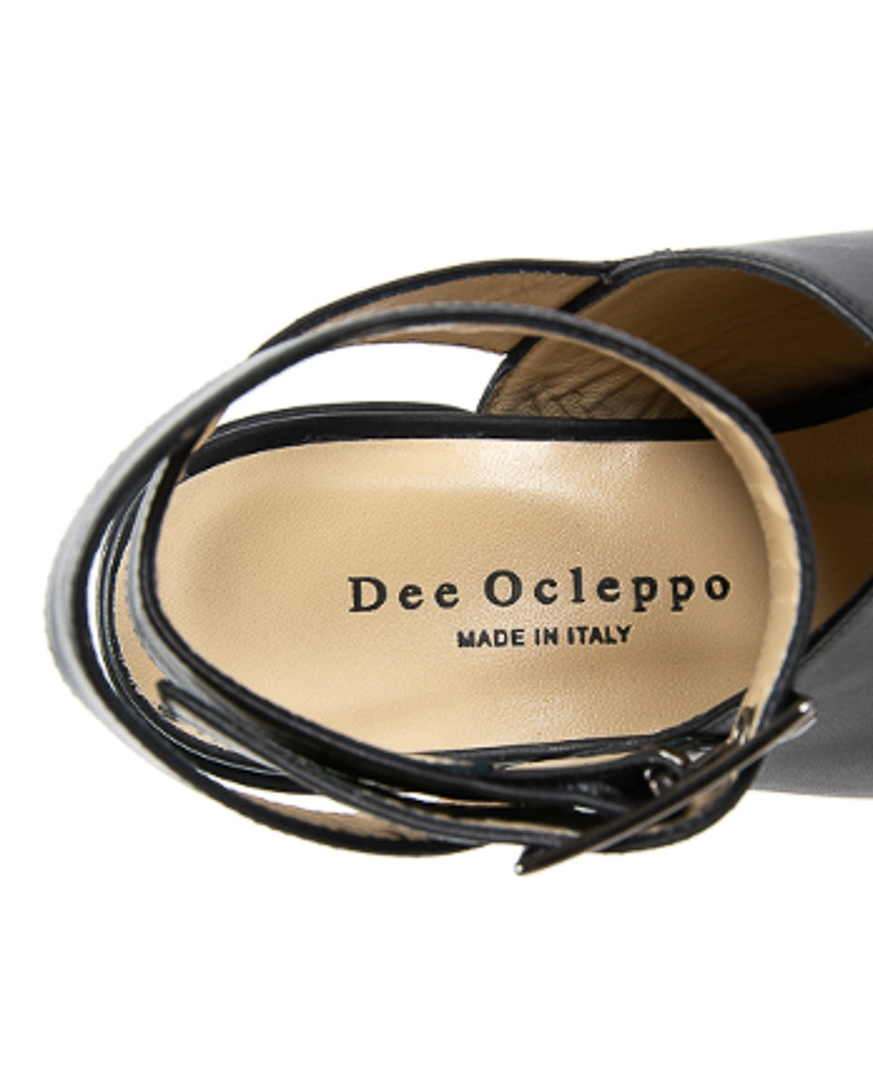 Sandalia para mujer Dee Ocleppo B3063DO VIT PERGAMENA NERO