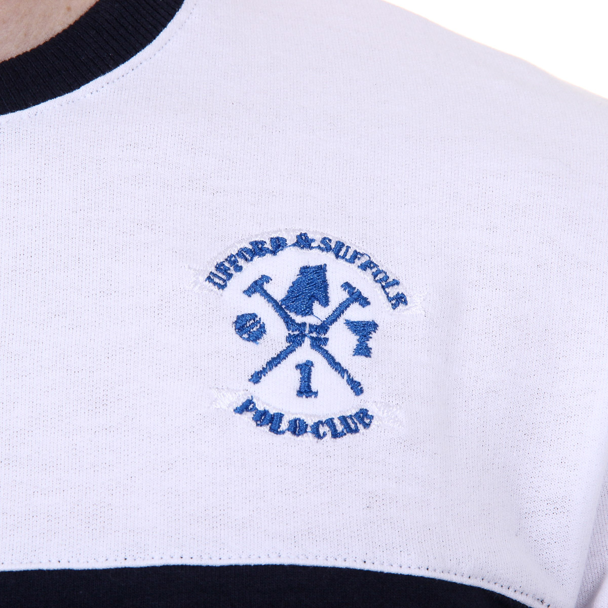Suéter de hombre Ufford & Suffolk Polo Club de manga larga y cuello redondo