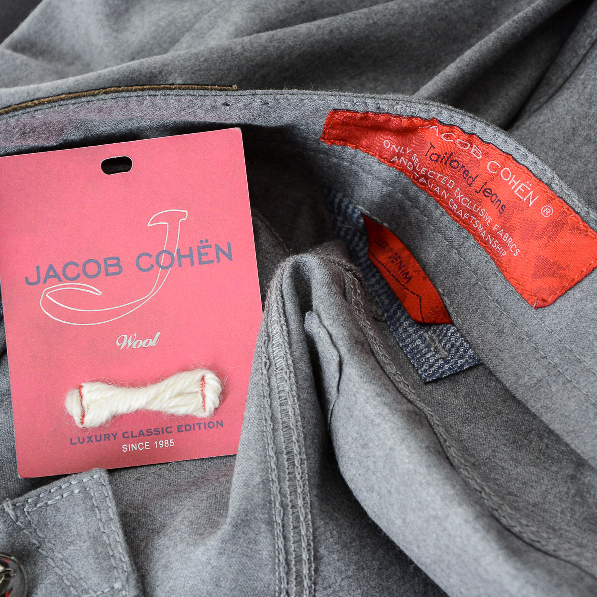 Jacob Cohen Mens Pants J620 Grey