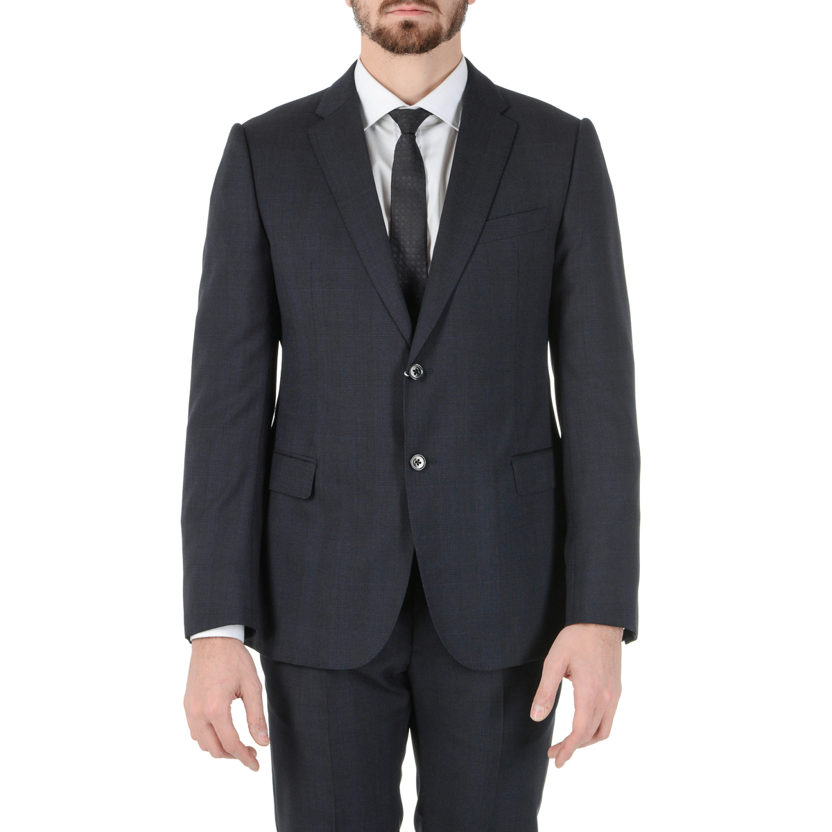 Armani Collezioni Mens Suit Black