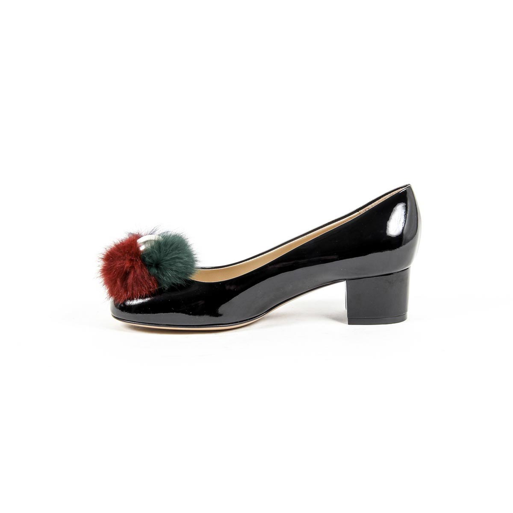 Zapatos de salón para mujer V 1969 Italia 312350 VER NERO-L. BORD-BLU-VERDE