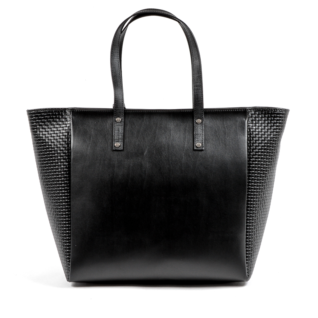 Bolso de mano para mujer V 1969 Italia negro REINA