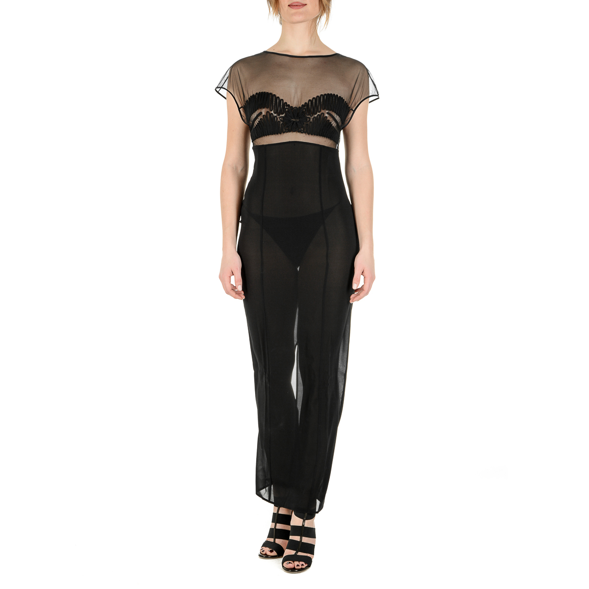 La Perla Top Womens Night Gown Black