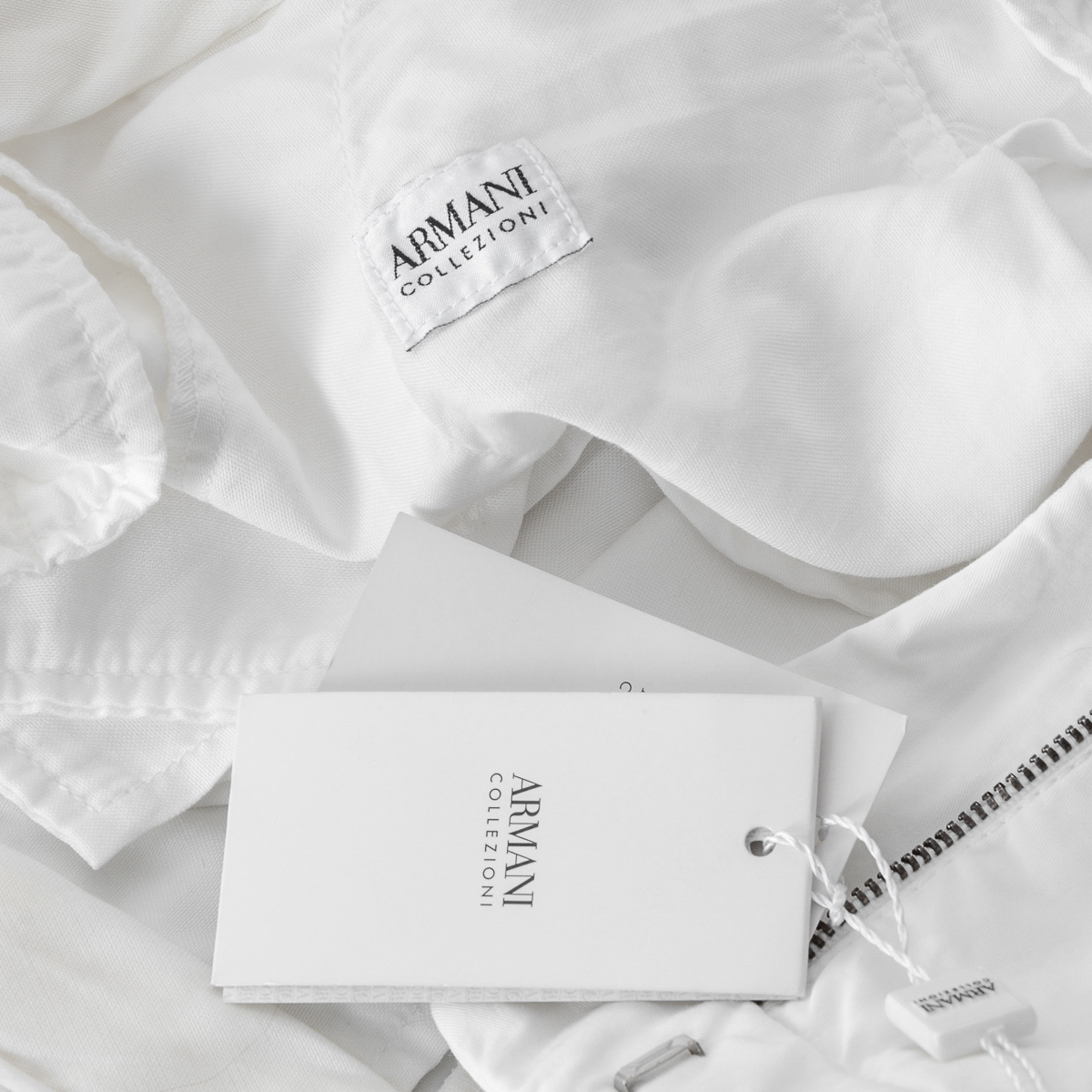 Armani Collezioni Mens Pants White