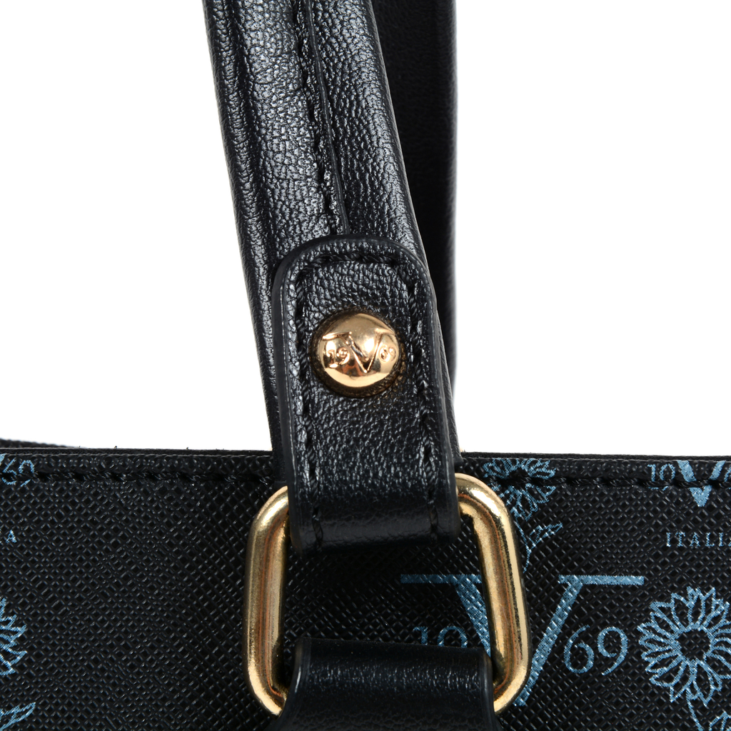 V 1969 Italia Womens Handbag Black HAITI