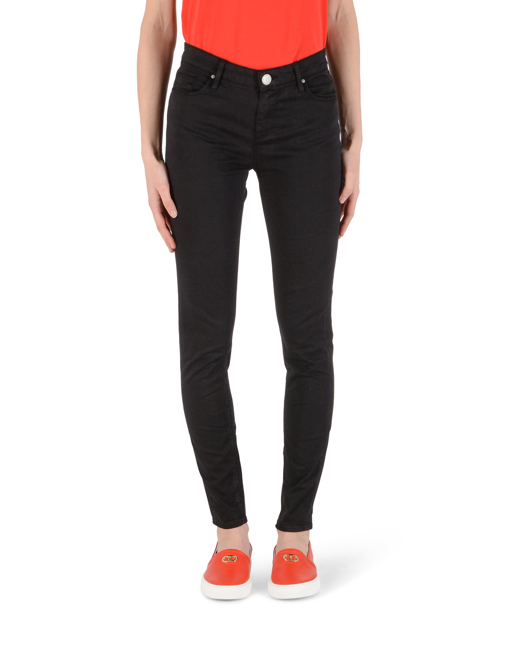 Andrew Charles Womens Trousers Slim Fit CLAIRE BLACK