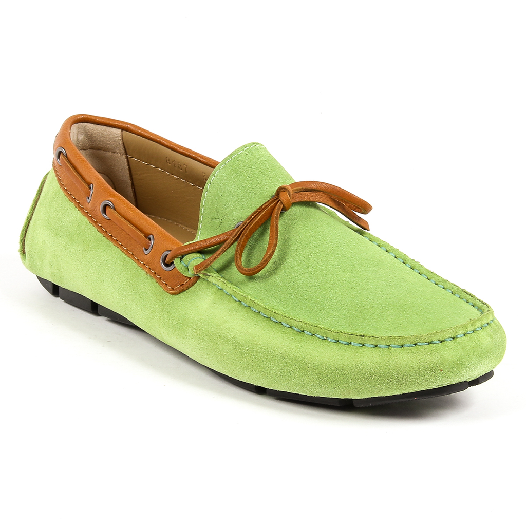 Mocasines Hombre V 1969 Italia Verde MATE