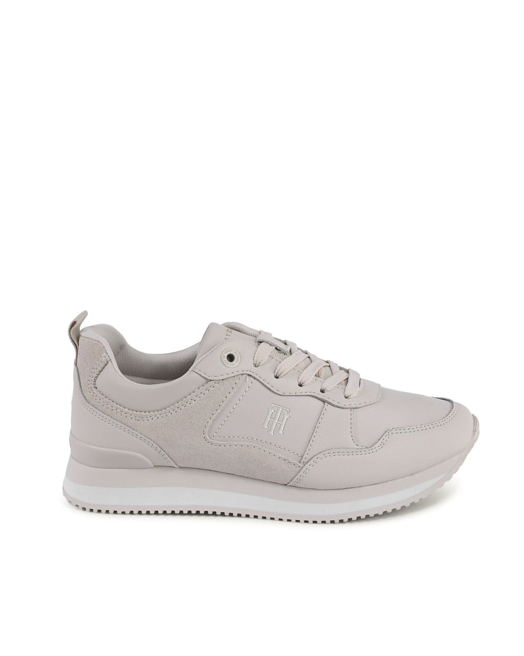 Zapatillas Tommy Hilfiger para mujer en beige FW0FW06528AF4