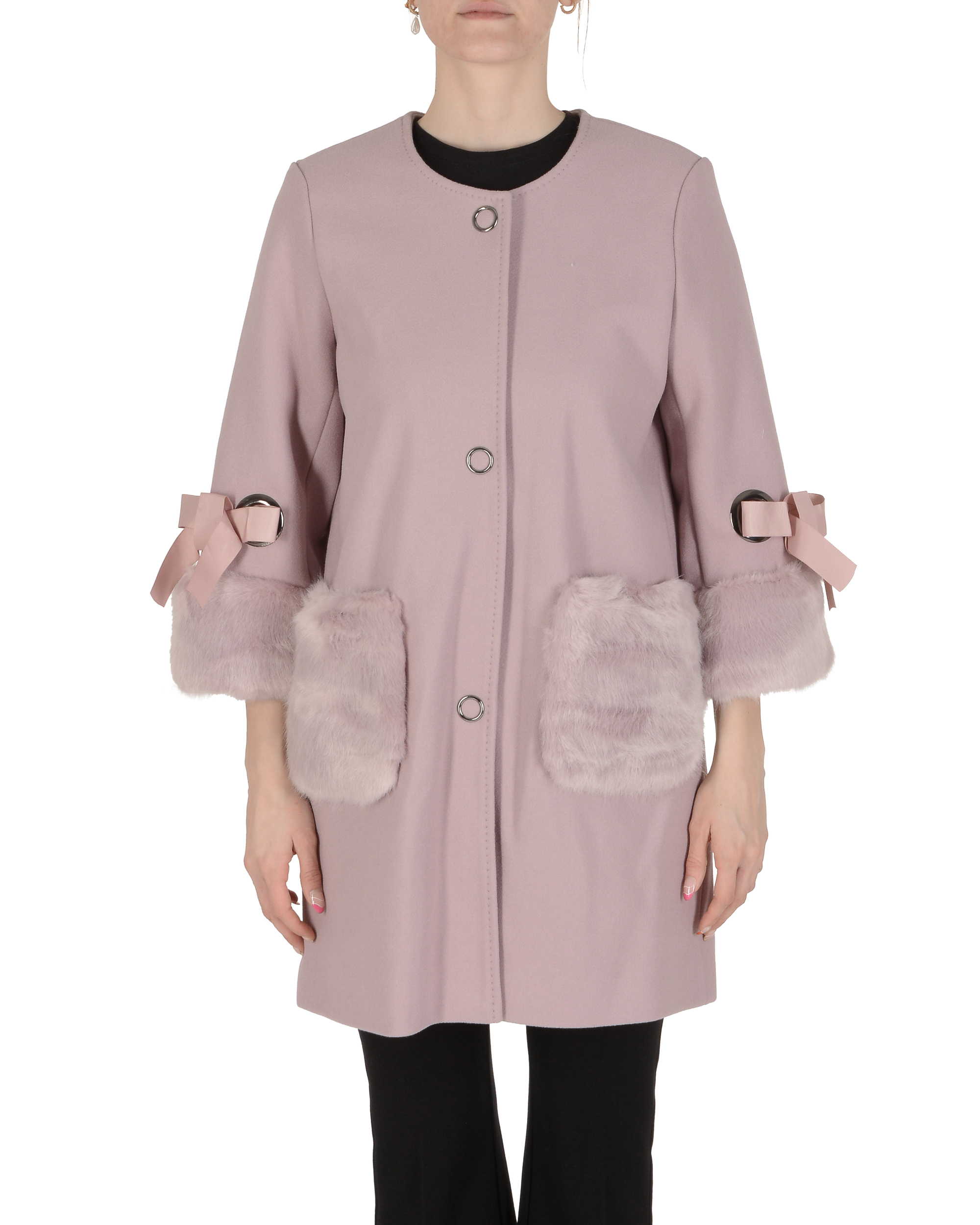 19V69 Italia Abrigo de mujer Rosa RIN PINK