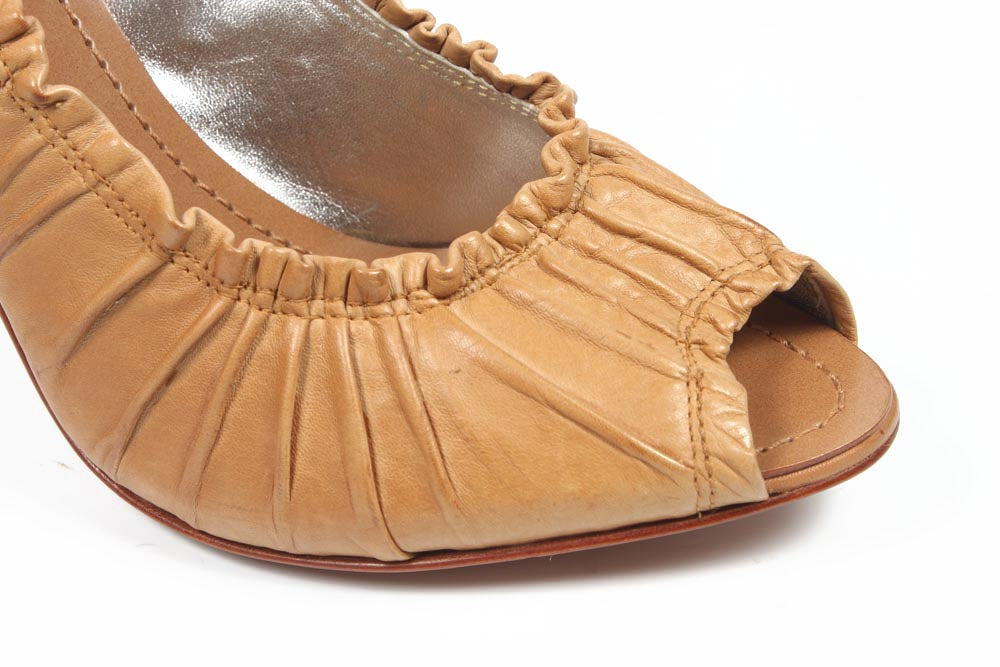 Zapatos de salón Max Azria para mujer con punta abierta MA-IDALINA RUST