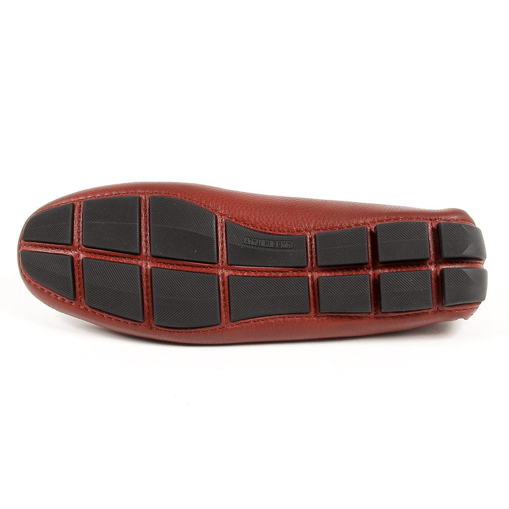Mocasín Andrew Charles para hombre, color rojo oscuro, JACKSON