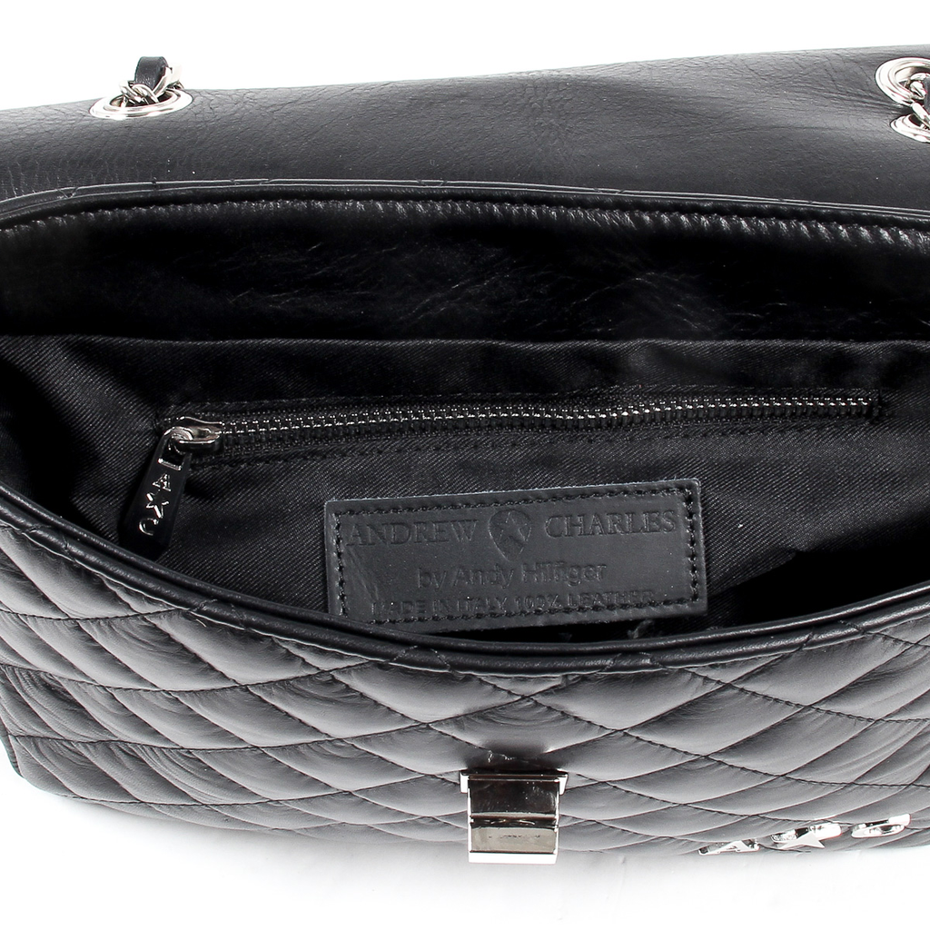 Andrew Charles Womens Handbag Black AZALEA