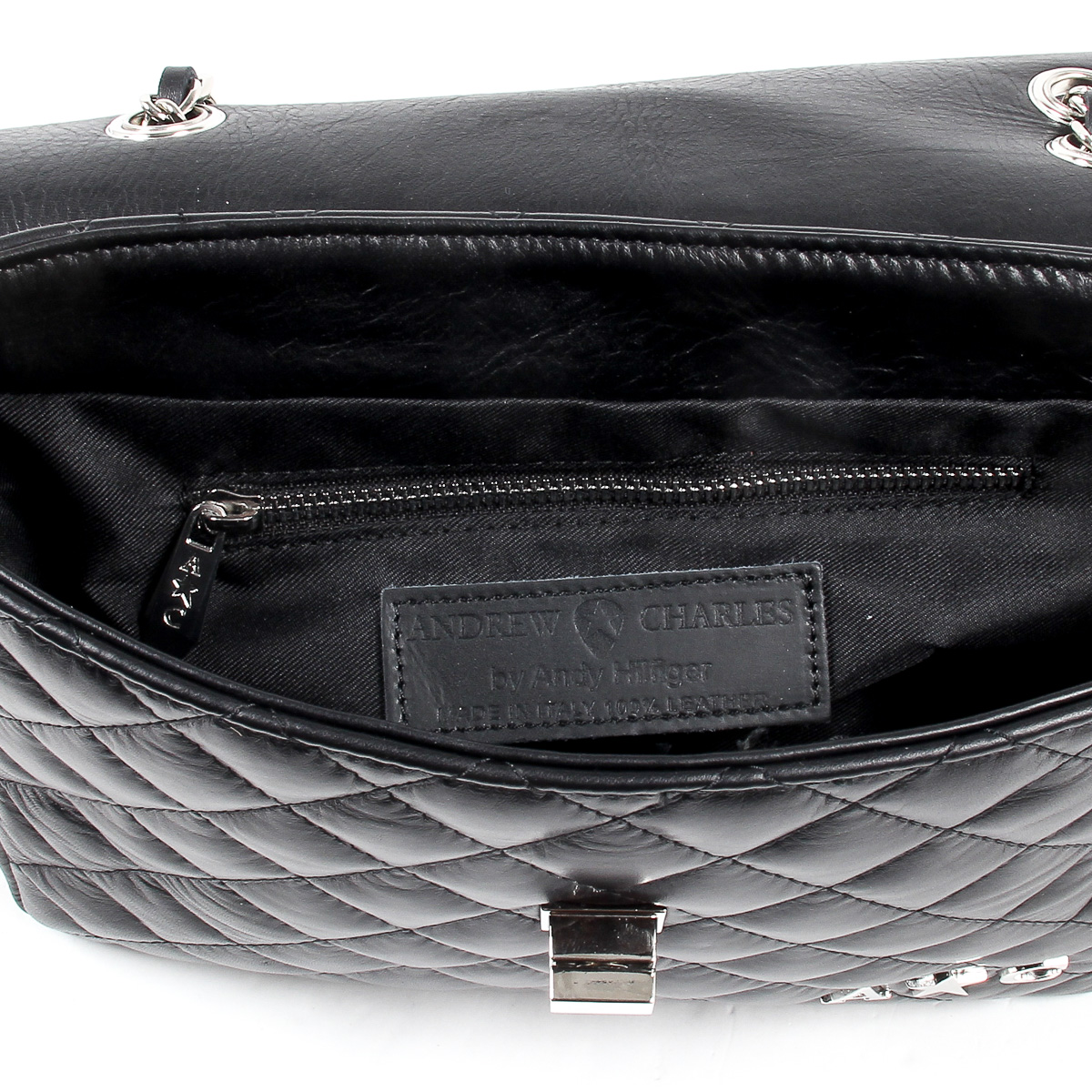 Andrew Charles Womens Handbag Black AZALEA