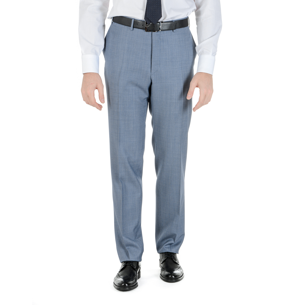Canali Mens Suit Long Sleeves Light Blue