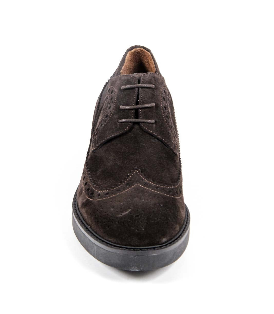 V 1969 Italia Zapato Brogue para Mujer B1670 VELOUR T. MORO