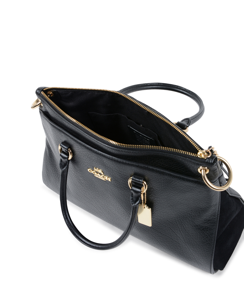 Bolso de mano Coach para mujer, color negro, F78750 NERO