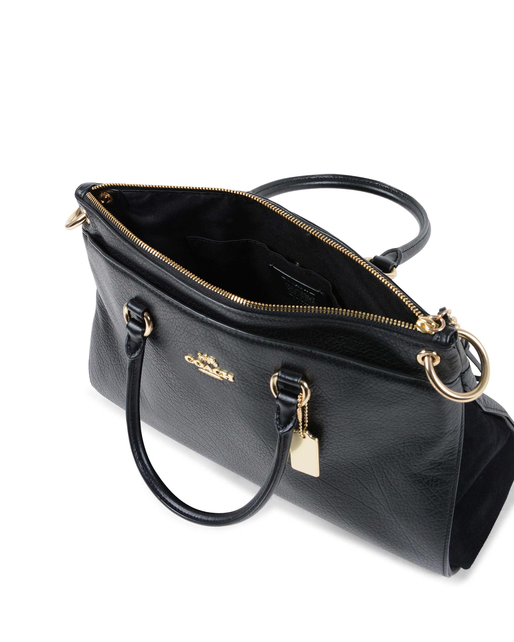 Bolso de mano Coach para mujer, color negro, F78750 NERO