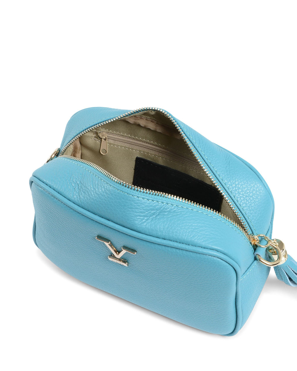 Bolso de mano para mujer V Italia Azul claro 10730 DOLLARO TURCHESE