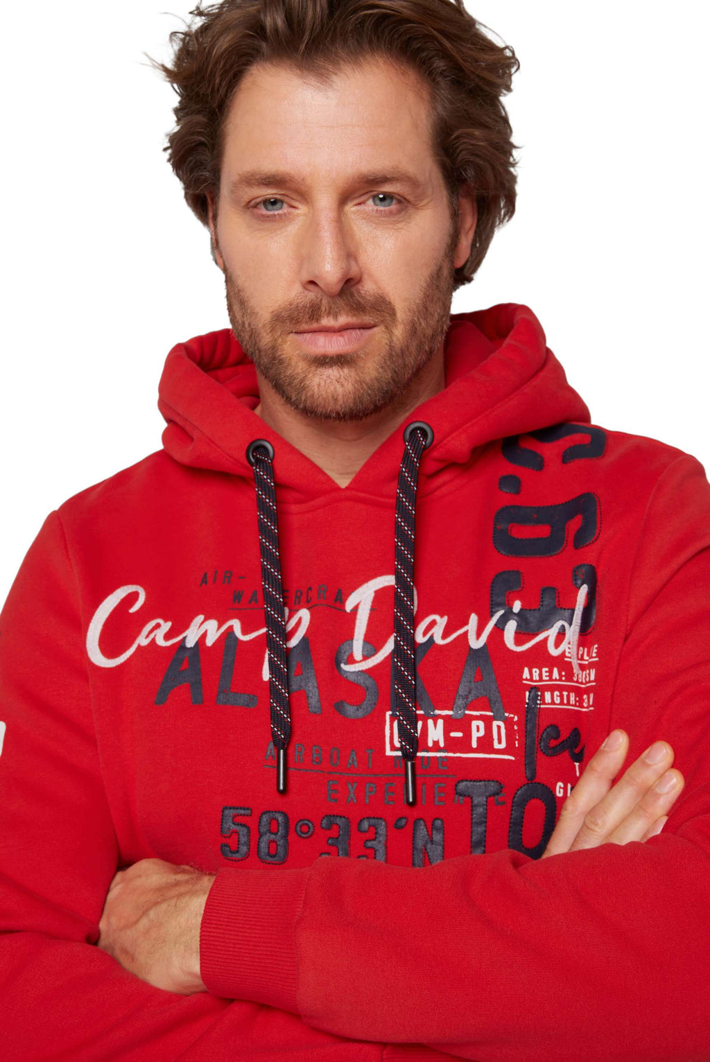 Sudadera con capucha para hombre Camp David